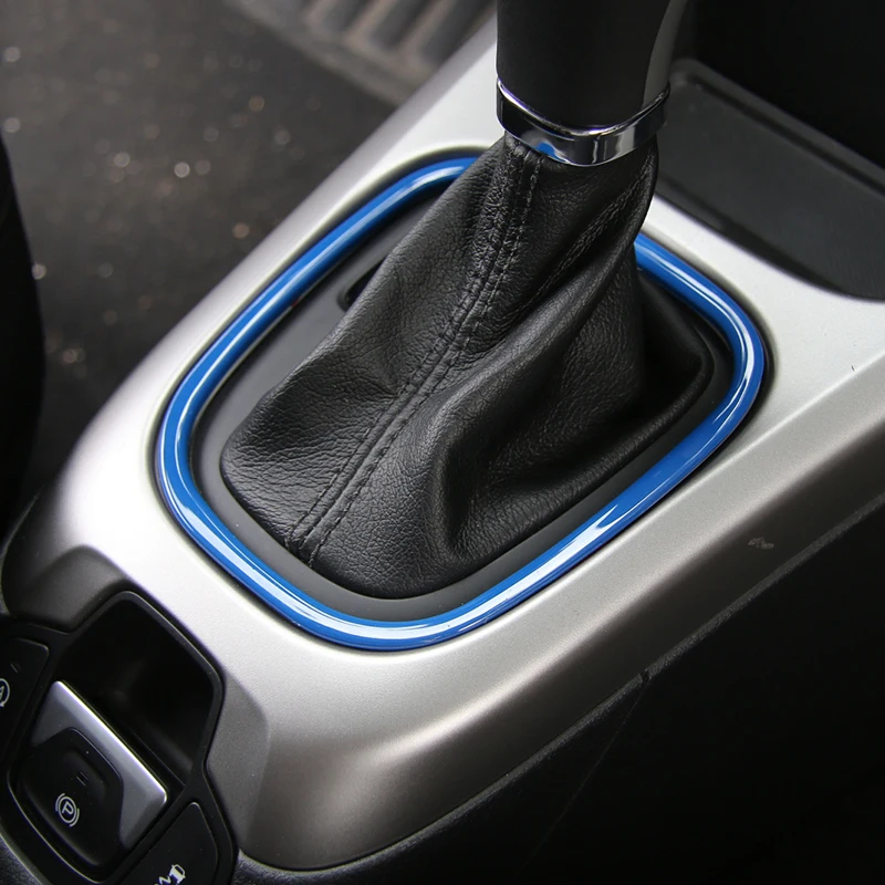 

SHINEKA Car Styling Auto Interior Gear Shift Panel Cover Frame Trim Ring Fit for Jeep Compass 2017 Auto Accessories
