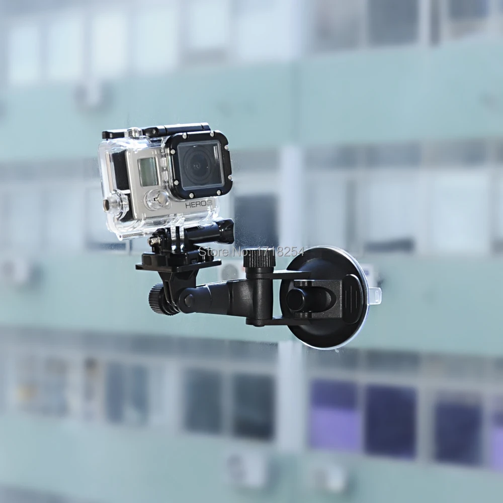 

Gopro Accessories Car Mount Dashboard Windshield Vacuum Suction Cup for xiaoyi mi SJCAM GoPro Hero 4 / 3+ / 3 / 2 / 1