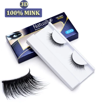 

Natural Long 100% Mink fur 3D Lash Reusable 30 wears Thick Strip Eyelash Soft comfortable Mink Strip Eye lash For Any Occasion
