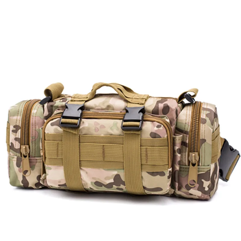 

Outdoor Bags Military Tactical Waist Bag Waterproof Nylon Camping Hiking Backpack Pouch Hand Shoulder Bag bolsa mochila
