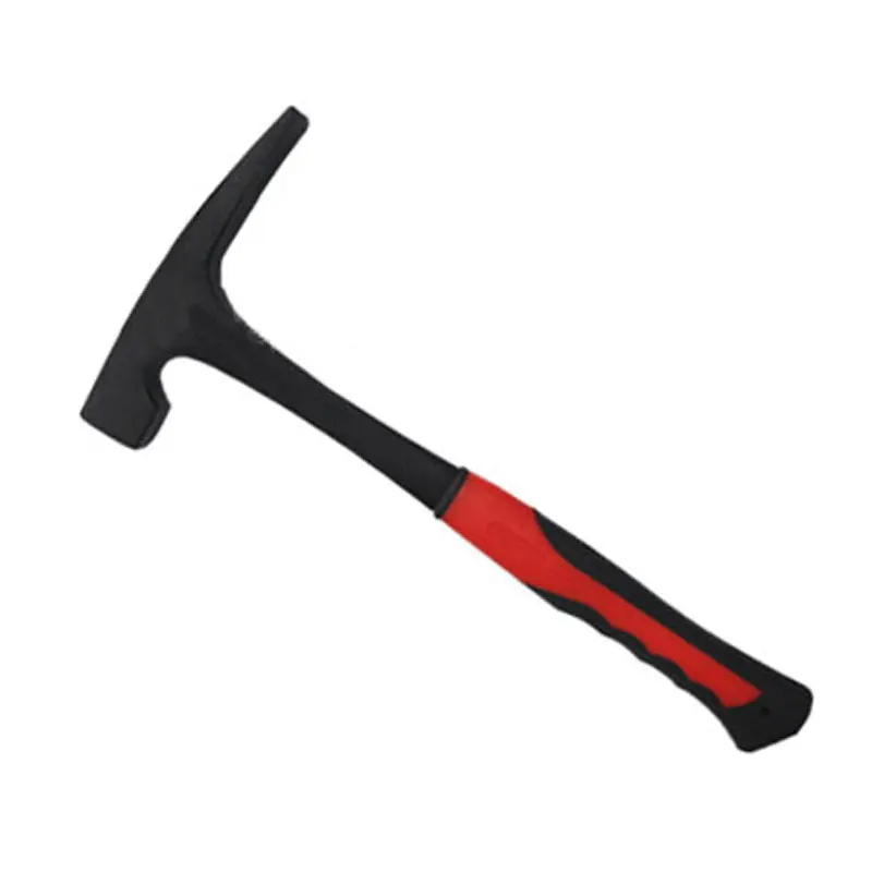 

Free Shipping Black Color Carbon Steel Flat Professional Geological Hammer
