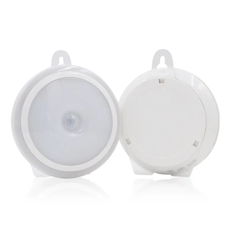 

LED Night Light AAA Battery USB Chaging Infrared PIR Motion Sensor Lamp Automatic Switch Modern Indoor Bedside Lights For Room