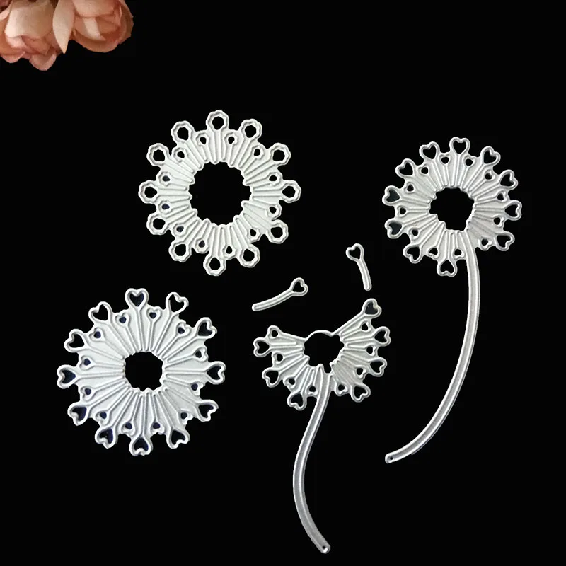 Scrapbooking Dies Metal Heart Flower border Cutting Dies Craft new 2017 Embossing Stamps Stencils Paper Card Making Template DIY2