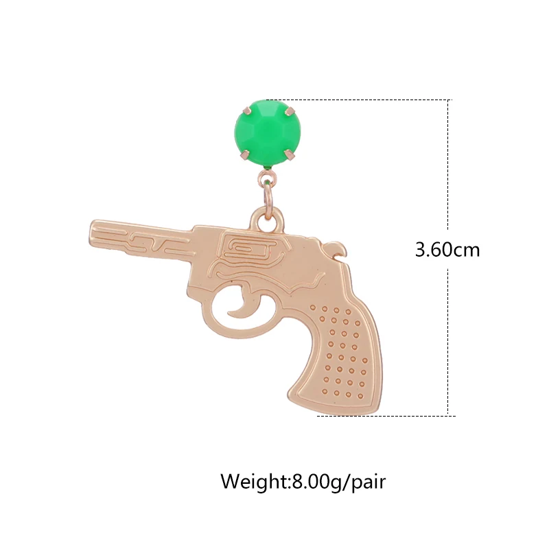 Gun drop Earring for woman pendient aretes  (6)