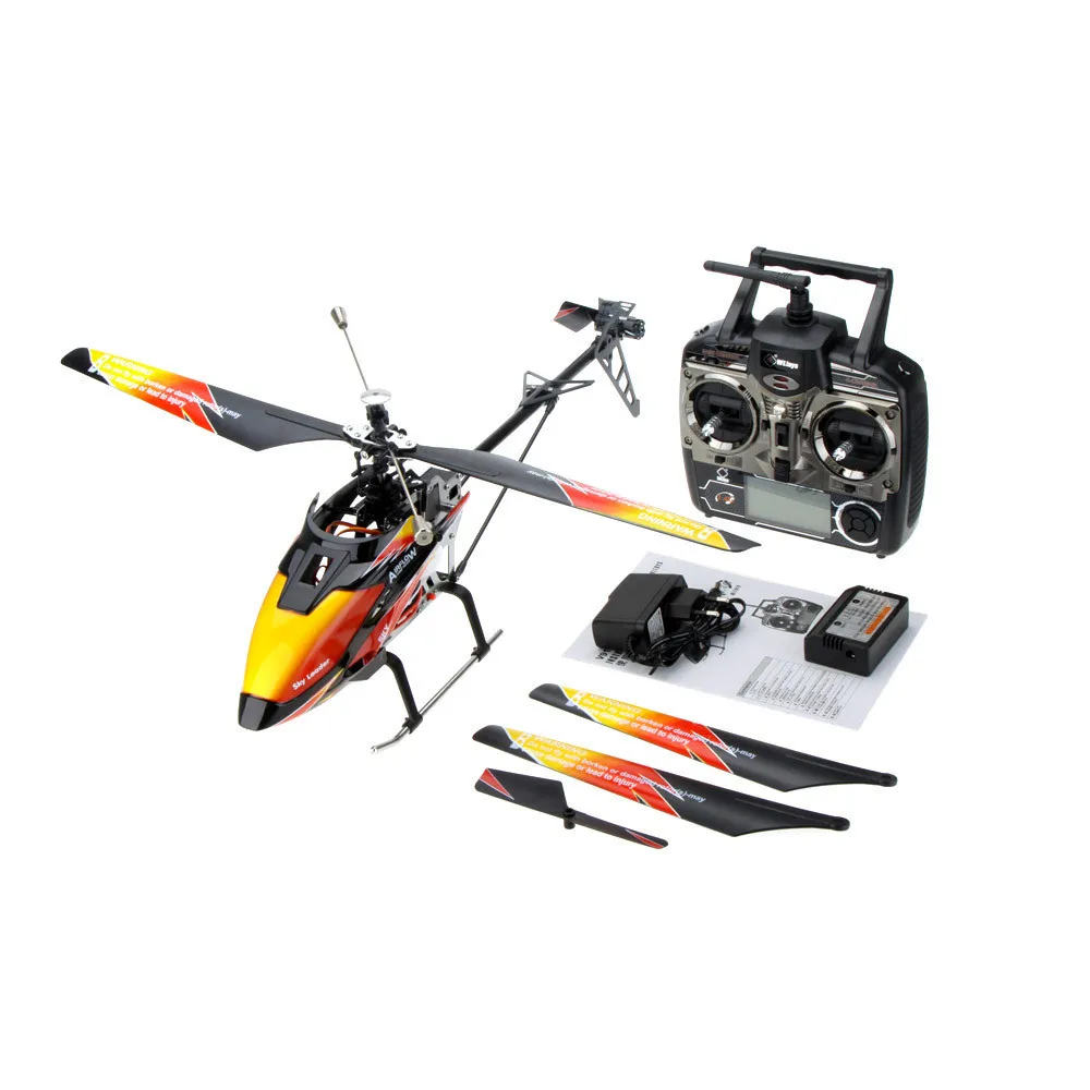 WLtoys V913 бесщеточная версия V913B 4CH большой Радиоуправляемый вертолет RTF 2 4G со