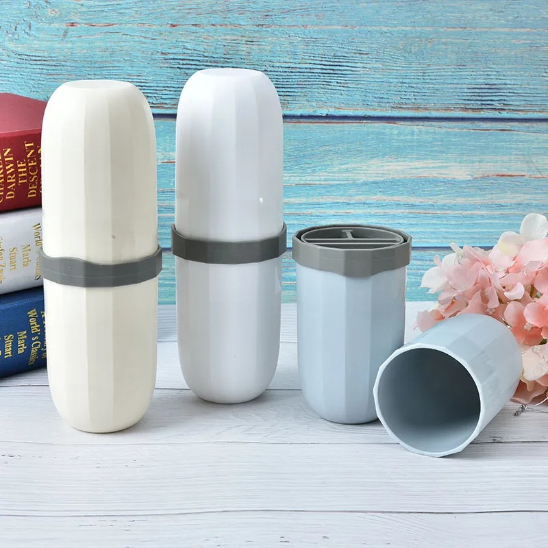 Toothpaste Towel Cup Protable Outdoor Travel Toothbrush Storage Box Holder Tooth Mug Organizer Bath For Camping Travel Holidays