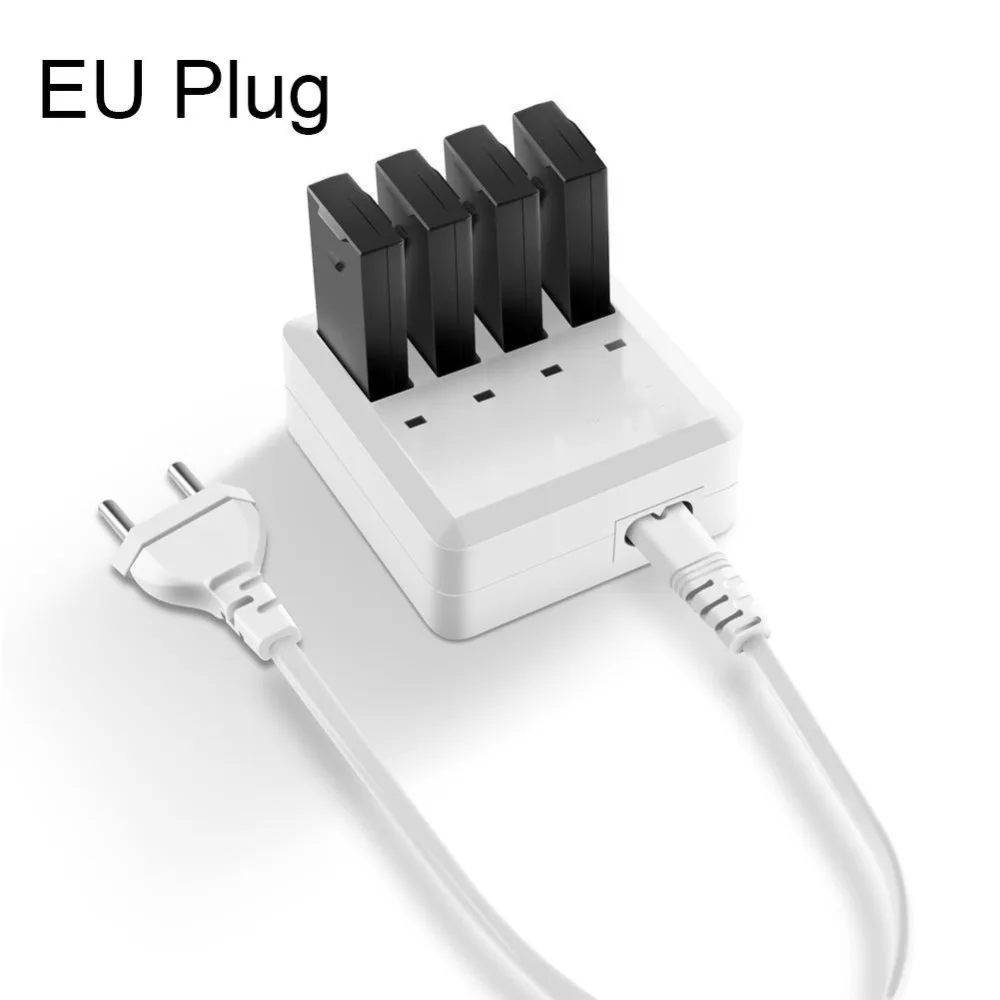 ЕС Plug 4 in1 Батарея Зарядное устройство интеллектуальная система зарядки Hub быстрой зарядки Lipo Батарея Зарядное устройство для DJI Тельо Drone