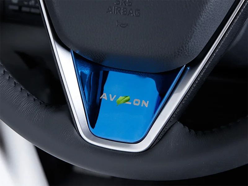 Крышка рулевого колеса автомобиля Подрезка стикер полосы интерьера украшение Стайлинг для Toyota Avalon