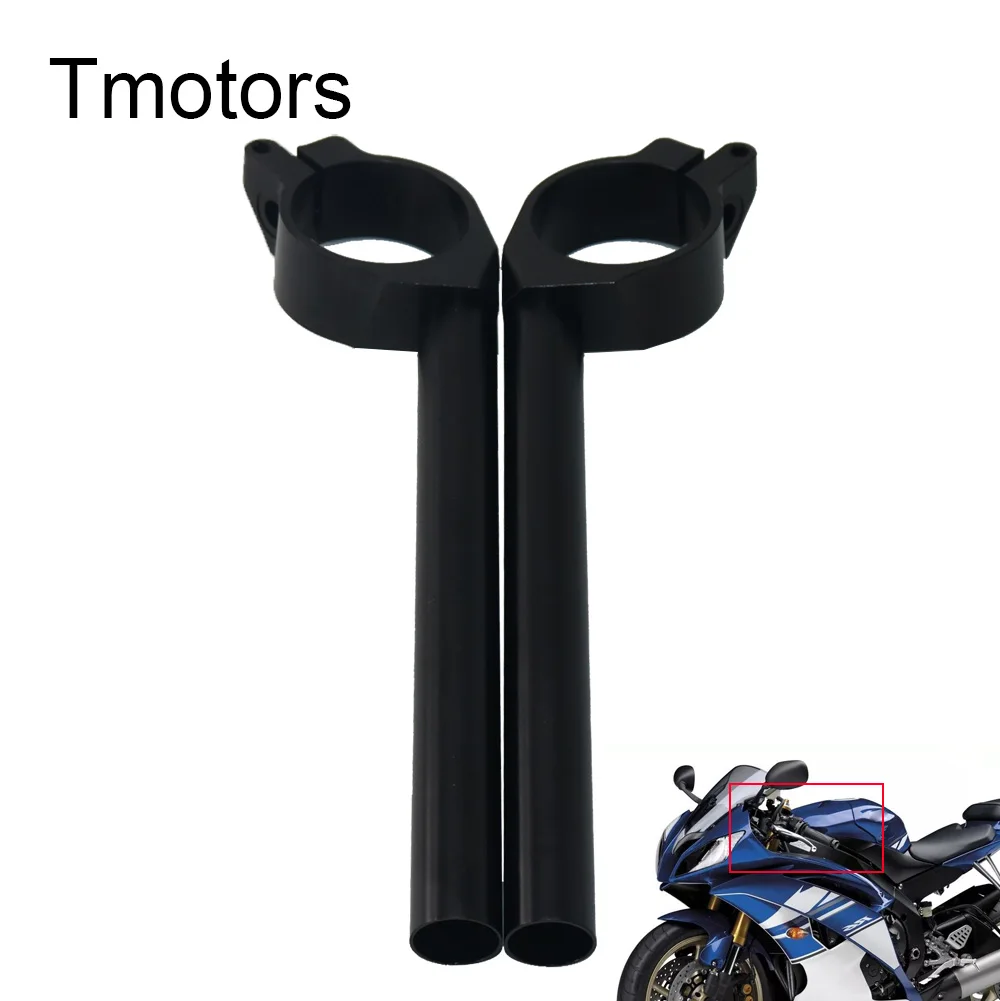 

2Motorcycle Clip on Handle Bars For Yamaha YZF-R6 YZFR6 YZF R6 2006-2016 2007 08 2009 Handlebar