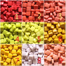 DIY мозаичная плитка для рукоделия 200 г цветочный горшок бонсай садовые украшения кристаллы стеклянные камни поделки, разные цветные мозаичные бусины