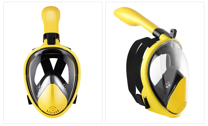 Новинка, желтая маска для подводного плавания, анти-туман, маска для дайвинга, набор для подводного плавания, респираторные маски, безопасная маска для плавания