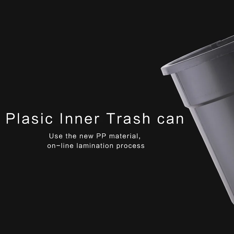 6/8/12L New Fashion Inductive Type Trash Can Smart Sensor Home Bathroom Storage Barrels Rubbish Bin Stainless Steel Metal Trash