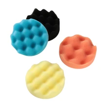 4 шт./компл. 3/4/5/6/7 дюймов полировка полировальная Подложка для губки Воском Губка пены колодки комплект для полировальная машинка для автомобилей с эксцентриковым, воск Краски инструмент по уходу за ногами