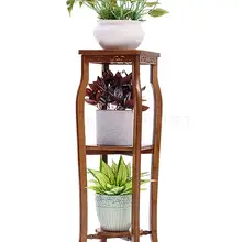 Цветочная полка из цельного дерева, пол, многослойный, для помещений, зеленый бар, специальное предложение, для балкона, для гостиной, для хранения, украшение