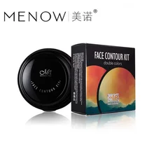 MENOW Mineral Pressed Powder Косметика длительное Осветляющий отбеливание контурная макияж пудра палитра F611