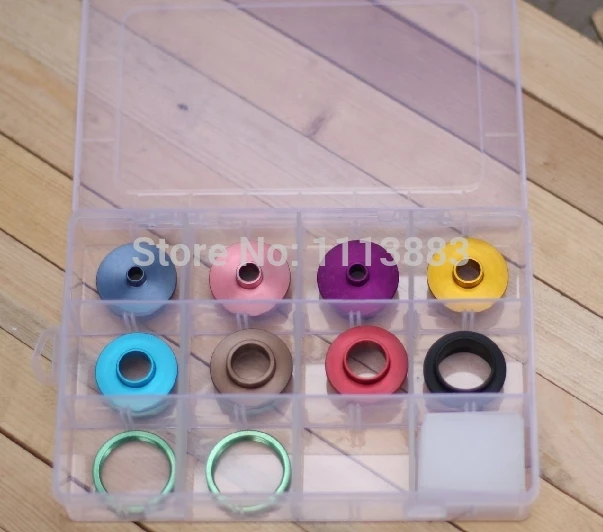 £14.12 8pcs Aluminium Template Guide Router Bushings 2pcs Locknuts