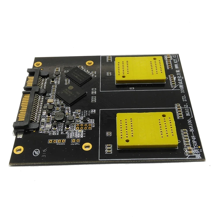 BGA152 BGA132 Zu DIP48 Test Buchse Clamshell Struktur Jig SSD Interface Steckdose Leuchte