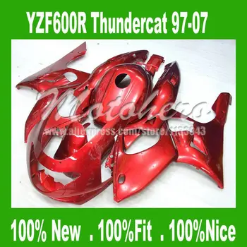 

Injection for YAMAHA YZF600R Thundercat 1997-2007 YZF 600R 97-07 97 98 99 00 01 02 03 04 05 06 07 red ABS fairings kit #p8221