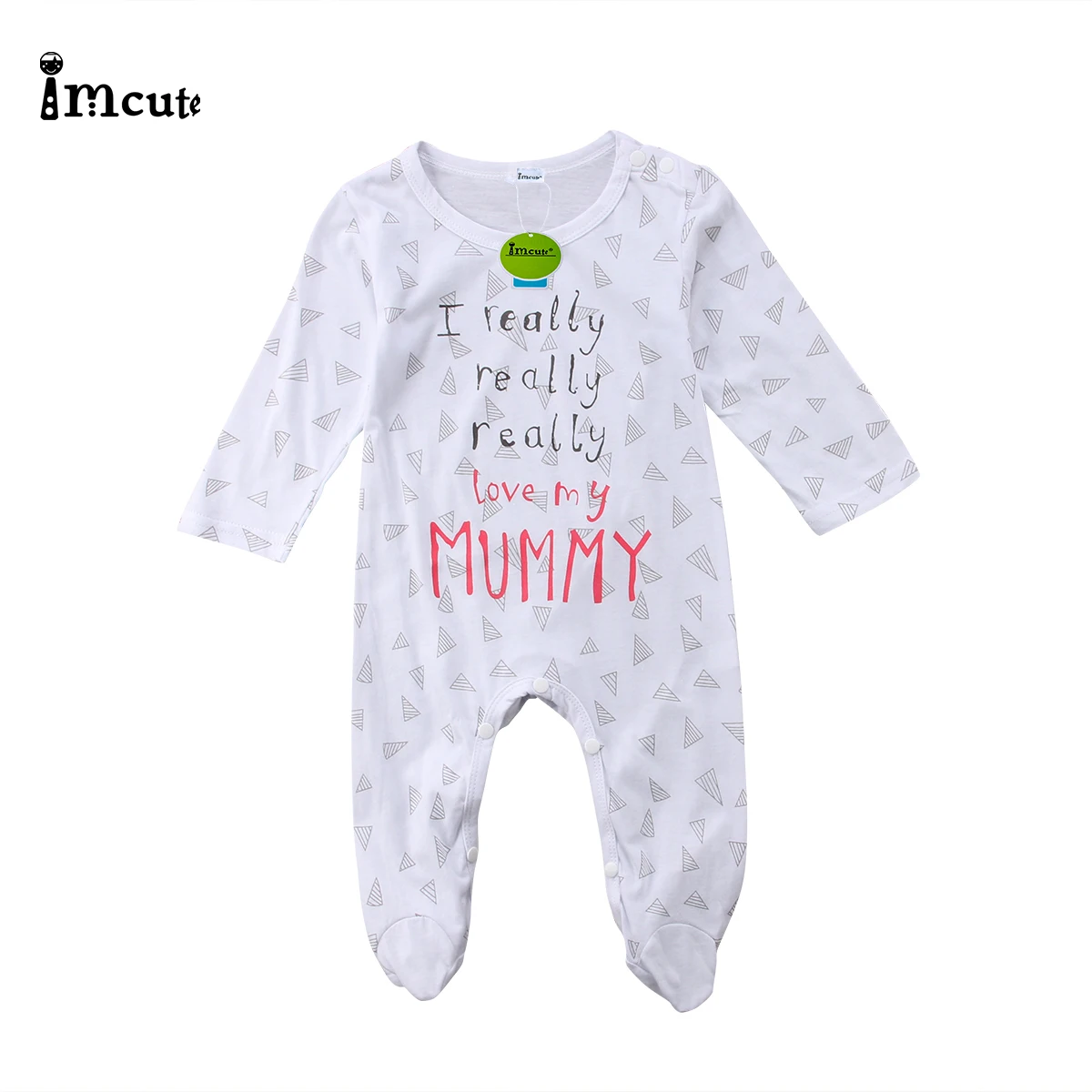 Newborn Baby Boy Girl Clothes Long Sleeve Romper Jumpsuit One-Pieces Outfits US