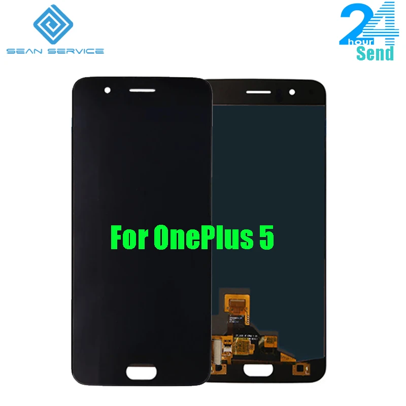 Для Oneplus 5 ЖК-дисплей + сенсорный экран дигитайзер сборка дюймов 1920x1080 P для Five |