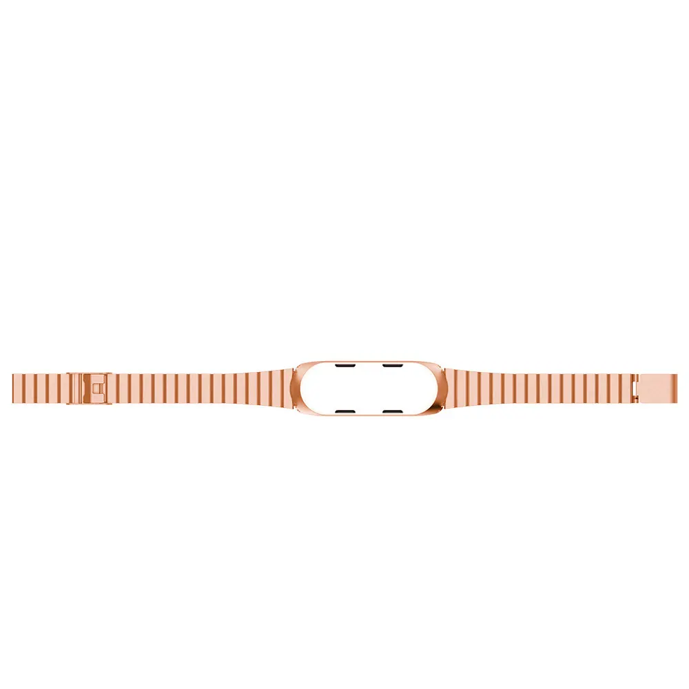 Браслет из нержавеющей стали для Xiaomi Mi Band 3/4 сменный ремешок band 3 регулируемый