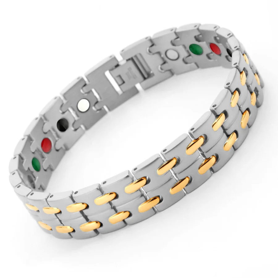 8008 silver-gold energy bracelet 2