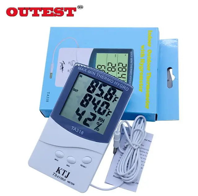 TA30/ TA318 Multi function Digital Thermometer Hygrometer Electronic Temperature Humidity Meter
