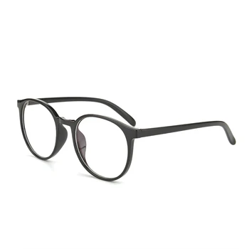 

Gudzws Retro Big Round Frame Anti Blue Light Blocking Glasses Work for Wide Face Women Men Unisex