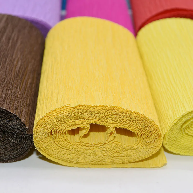 Креповая бумага Оригами 2 рулона 250*10 см крафт для украшения свадебных торжеств