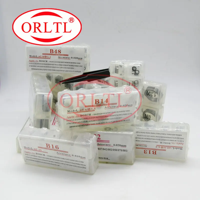 ORLTL B12 B14 B21 B24 B27 регулируемые прокладки для инжектора с общей топливной