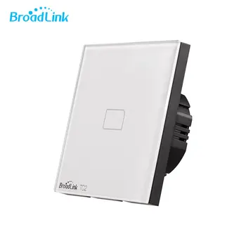 

Broadlink TC2 1/2/3 Gang-EU Standard 433Mhz Light Switch Modern Design White Touch Panel Wifi Wireless Smart Control Via RM Pro