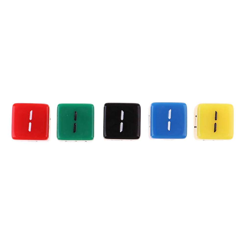 25x Acrylic Square Six Sided D6 Dices 16mm for KTV Shaker Cup Game Prop Gift Six Sided Acrylic Dice 