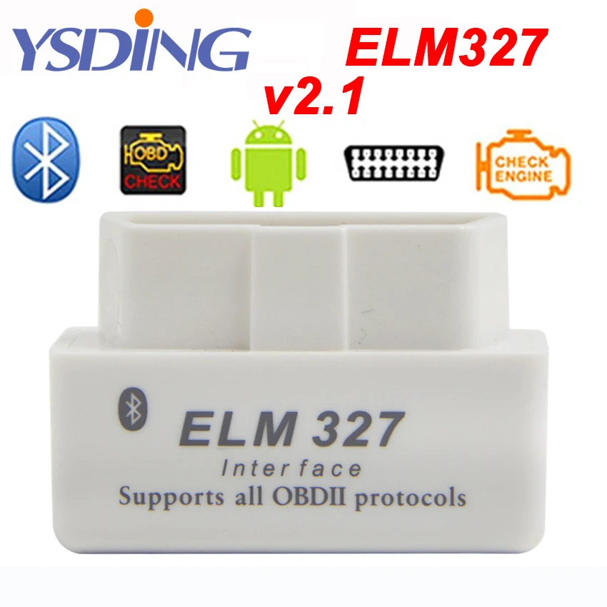 

Super Mini ELM327 Bluetooth V2.1 OBD2 Car Diagnostic Tool ELM 327 code reader For Android/Symbian For OBDII Protocols scanner