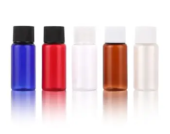 

100pcs/lot 15ml 20ml empty small sample cosmetic bottles with screw cap, travel size PET bottles ,sample bottles,lotion bottle