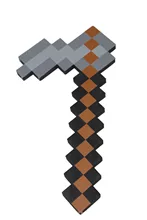 HOT 1Pc 2015 Newest Design Game Minecraft Toys Diamond Hoe Minecraft Foam Mosaic hoe sickle For Girl/Boy Free Drop Shipping