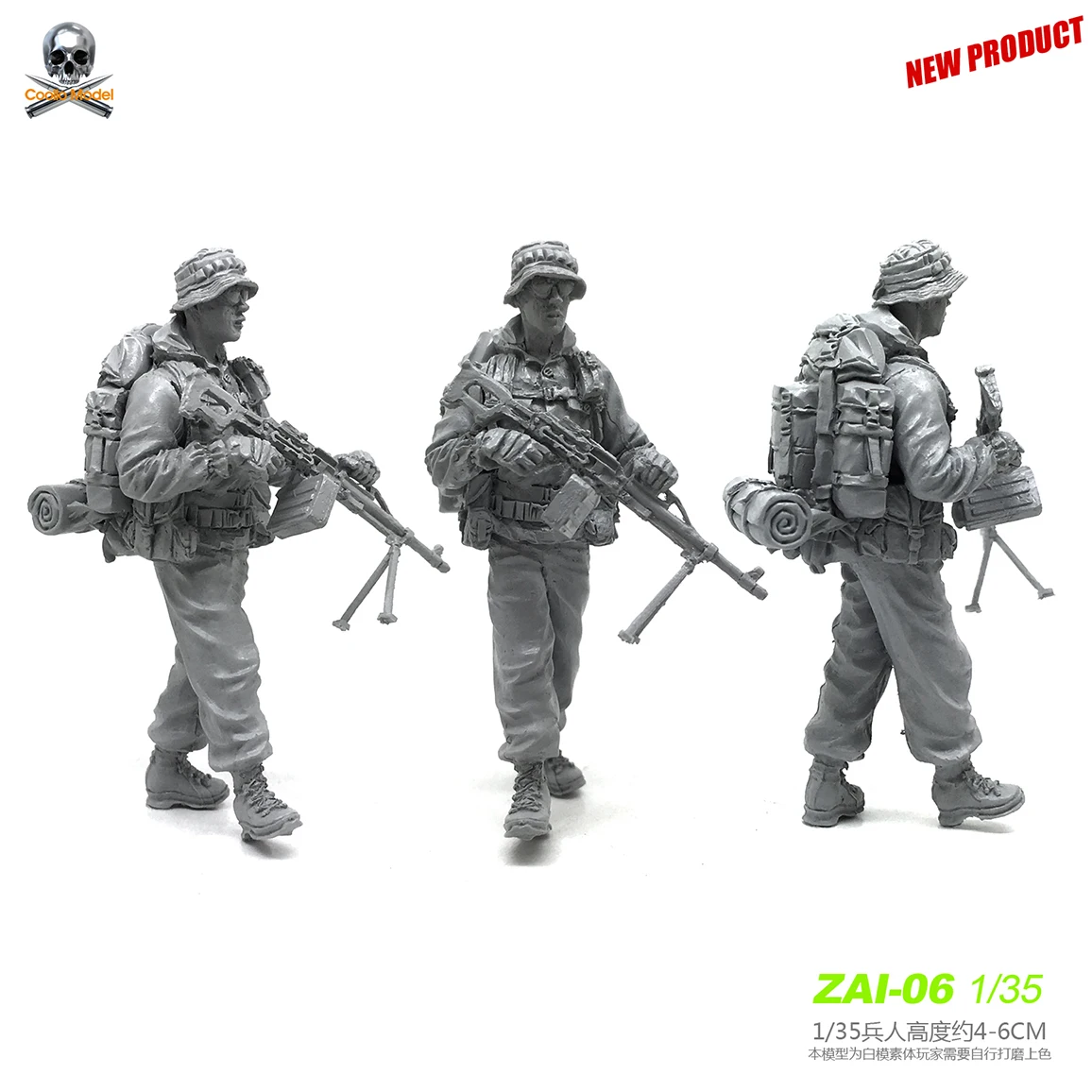 

1/35 Resin Soldier Of Russian Modern Special Forces Model Kits Zai-06