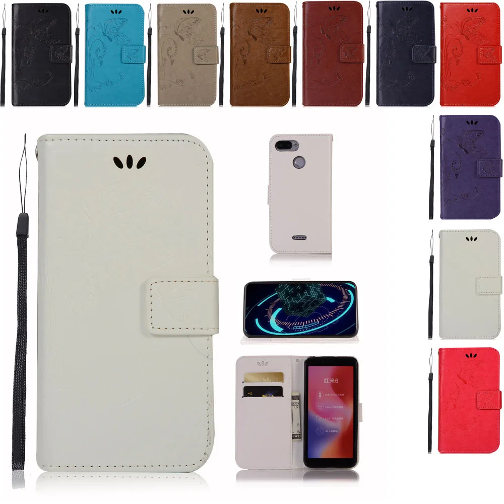 Флип M1804C3CT для Xiaomi Redmi 6A чехол M1804C3CH M1804C3CC xiaomi 6 Чехол M1804C3CE M1804C3CG кожаный сумка |