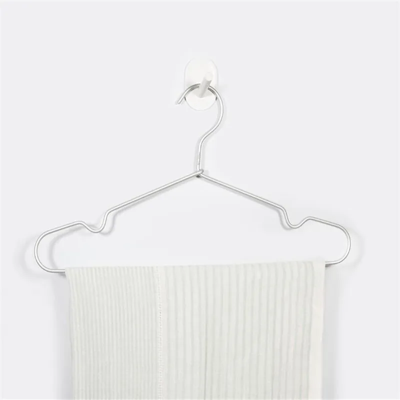 8pcsLot Xiaomi HL Metal Drying Racks Home Seamless Hanger Anti-slip Clothing Hanger Anti-rust Windproof Clothes Rack (15)