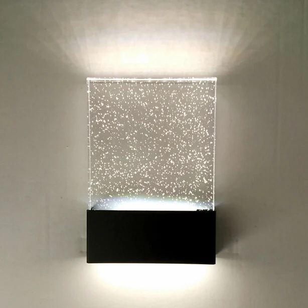 Minimalist Modern Living Room Wall Lamp Bedroom Bedside Minimalist Modern Living Room Wall Lamp Bedroom Bedside Crystal Light Led 6w