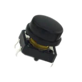 

10PCS New B3F Tactile Switch Key Button Switch 12x12x7.3mm Black NEW