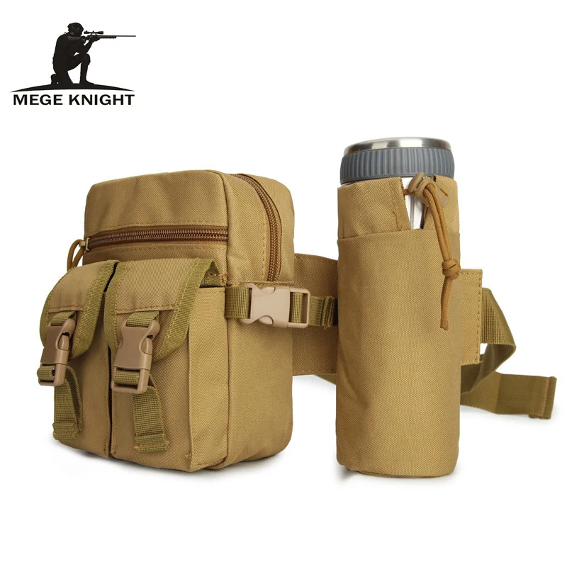 

Mege Tactical Waist Bag Military US Army Oxford Camouflage Small Bag Molle System Bottle Bag Airsoft Paintball Equipment Gear