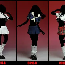 Супер утка C018 1/6 Сексуальная короткая юбка Юнга костюм для Phicen Tbleague Jiaoudoll Verycool Фигурка DIY