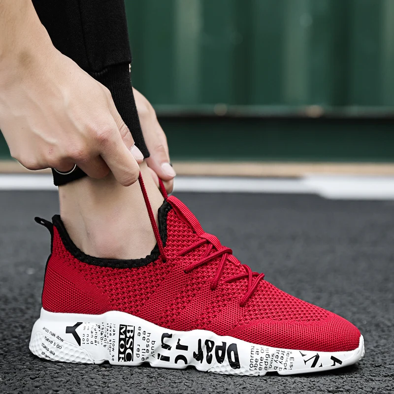 46 Tricô Sneakers Respirável Flats Unidade de