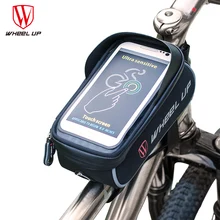2017 New Bicycle Bag Cycling Bike Frame Front Tube Bag Waterproof Bike Bags for 6.0 inch Touch Mobile Phone bicycle accessories