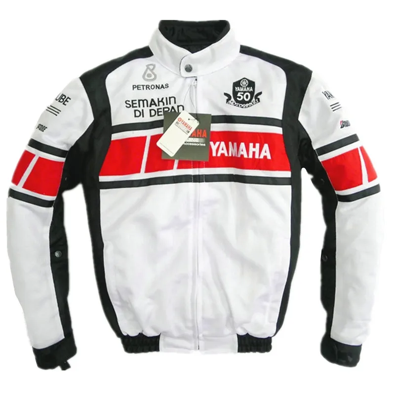 

MOTO GP Racing Summer Motorcycle Jacket Motorbike Riding Jacket Windproof Protective Moto Clothing For YAMAHA 50th Years Edition