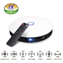 Everyone Gain A08 DLP Projector HD Android 1080P 300-inch Screen 1280 x 720 WiFi 12000mAh Mini Smart Home Cinema 3D Proyector