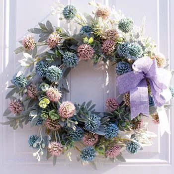 

Artificial Flower Hanging Wreath Front Door Home Walls Decorations High quality beautiful greenery wreath