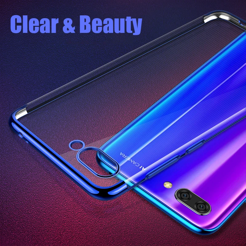 Прозрачный мягкий силиконовый чехол из ТПУ для Huawei Mate 20 X 10 P20 Lite Nova3e P10 покрытие