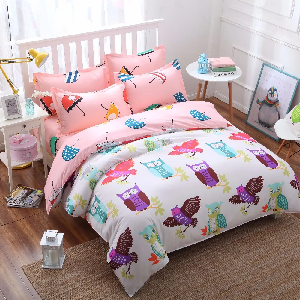 

Trade Home textile,Fashion Reactive Print 4 Pcs bedding sets luxury bed linen include Duvet Cover + Bed sheet + Pillowcase
