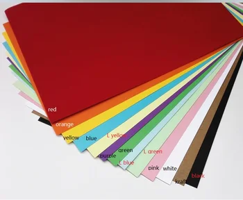 

50 page/lot Lowest Price 13 color A4/A3 Thick Multicolor Hand painting Paper Fold scrapbooking Paper Craft DIY A4/A3